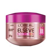 Creme de Tratamento Elseve Quera Liso Microqueratina Lisos com Escova