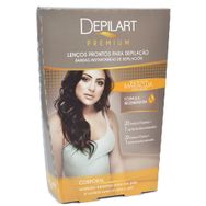 Lenços Prontos Depilart Premium para Corpo Maracujá com 20un.