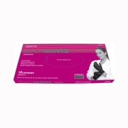 Luva de Látex Vertix Black Gloves P 10 Unidades