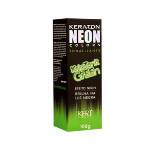 Tonalizante Keraton Neon Colors Kriptonit Green - 100g