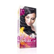 Coloração Creme Bela&Cor 2.11 Preto Azulado