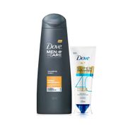 Kit Dove Men Força Resistente 400ml + Super Condicionador Fator de Nutrição 40 170ml c/ 25% de Desconto