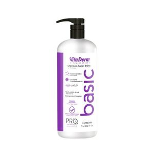 Shampoo Vita Derm Pro Basic Com Karitê 1000ml
