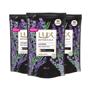 Kit 3 Sabonete Liquido Lux Refil Lavanda 200ml