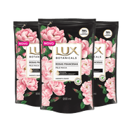 Kit 3 Sabonete Liquido Lux Refil Rosas Francesas 200ml