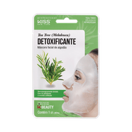 Máscara Facial Kiss New York Detoxificante Algodão