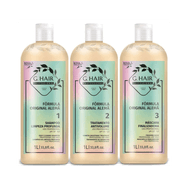 Kit G.Hair Escova Progressiva Alemã 3 Passos