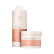 Kit Wella Shampoo 1000ml + Máscara Fusion 500g