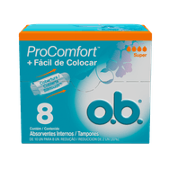 Absorvente Interno O.B Super 8 Unidades