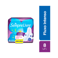 Absorvente Sempre Livre Adapt Plus Noite e Dia Seca Com Abas Com 8