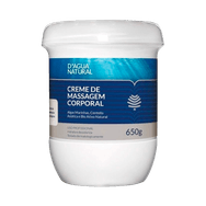 Creme de Massagem D'agua Natural Algas 650g