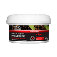 Creme Para Massagem D'agua Natural Pimenta Negra 300g