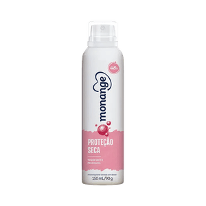 Desodorante Aerossol Antitranspirante Monange Feminino Proteção Seca 150ml