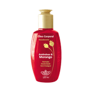 Óleo Corporal Desodorante Flores e Vegetais Amêndoas e Morango 120ml
