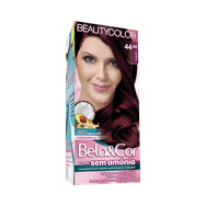 Coloração Bela&Cor Sem Amônia 44.66 Borgonha