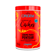 Creme para Pentear Origem Eu Escolho Cachos 2em1 Crespas 1000g
