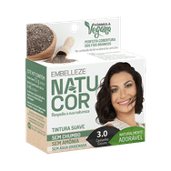 Coloração Natucor 3.0 Cacau Castanho Escuro 12g