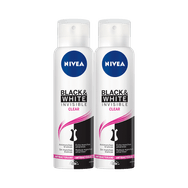 Kit Desodorante Nivea Aerosol Feminino Black & White Leve Mais Pague Menos