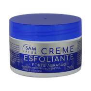 Creme Esfoliante Samplus para Pés Forte Abrasão Jojoba 240g