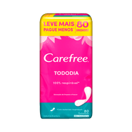 Protetor Diário Carefree Leve 80 Pague 60 Sem Perfume