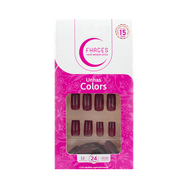 Unhas Fhaces Colors Maçã do Amor 24 unidades (U3076)