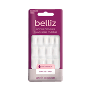 Unhas Belliz Quadrada Média
