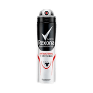 Desodorante Antitranspirante Aerosol Masculino Rexona Antibacterial + Invisible 72 horas 150ml