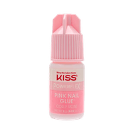 Cola de Unha Postiça Pink Nail Glue Kiss New York