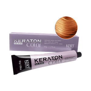 Coloração Keraton Color Dual Block 9.4 Louro Muito Claro Cobre