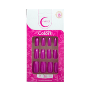 Unhas Fhaces Top Coat Metallic Pink