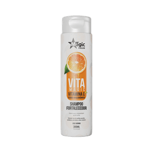 Shampoo Magic Color Vita Magic Vitamina C + Ácido Hialurônico 300ml