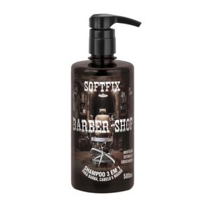 Shampoo Soft Fix 3 em 1 Barbe Shop  500ml