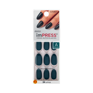 Unhas Autocolantes Kiss New York ImPress Amendoada Esmerald