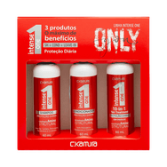 Kit C.Kamura Shampoo + Condicionador + Leave-in Intense One Proteção Diária