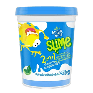 Shampoo Nazca Acqua Kids Slime 2 em 1 Tutti-Frutti 200g