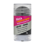 Bastão Esfoliante Facial Ricca O Poderoso Carvão 30g