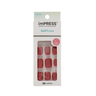 Unhas Autocolantes Kiss New York imPRESS Self Love Curta Crush