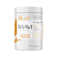 Creme de Massagem Raavi Cafeina e Curcuma 1000g