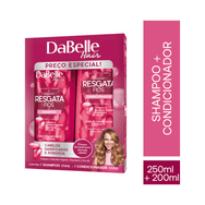 Kit Dabelle Shampoo 250ml + Condicionador Resgata Fios 200ml