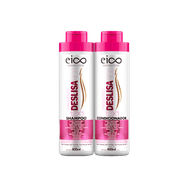 Kit Eico Shampoo + Condicionador Deslisa Fios 800ml