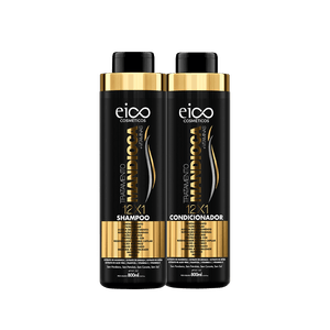 Kit Eico Shampoo + Condicionador Tratamento de Mandioca 800ml