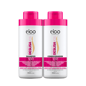 Kit Eico Deslisa Fios Shampoo + Condicionador 450ml