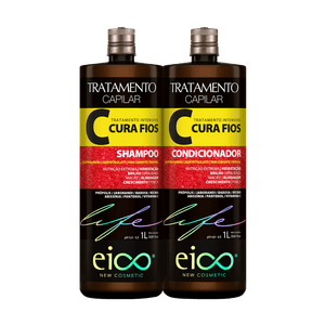 Kit Eico Cura Fios Shampoo + Condicionador 1000ml
