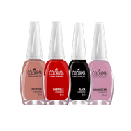 Kit Esmaltes Colorama Cremoso Longa Duração