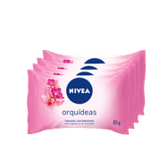 Kit Nivea Sabonete Hidratante Orquidea 85g (4 Produtos)