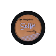 Pó Compacto Ruby Rose Selfie Chocolate Escuro 17