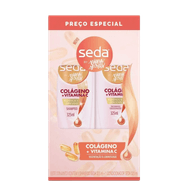 Kit Seda By Niina Secrets Colágeno e Vitamina C Shampoo + Condicionador 325ml