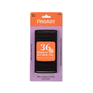 Elástico ProArt S/Metal 2mm Preto 36 Unidades