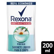 Refil Sabonete Líquido Rexona Antibacterial Fresh 200ml