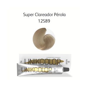 Coloração Unikcolor 12s.89 Super Clareador Pérola Gaboni Professional 50g